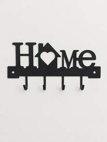 1pc Heart Shaped Key Hook Wall Mount Entryway Storage Rack Adhesive Installation Home Decor Storage Solution Suitable For Hallway Living Room Bedroom Kitchen Foyer Entrance Apartment Office Decoration - Multicolor - View 12