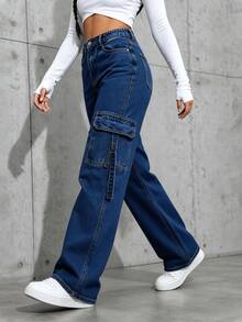 Women Jeans - 2077 Workwear Blue - View 4
