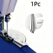 1Pc/2/3/4/6/8Pcs Universal Sewing Hemming Foot Set, 8 Sizes Wide Hemming Presser Feet, Sewing Machine Hemming Feet, Home & Industrial Sewing Machine Curved Hemming Feet - A - View 25