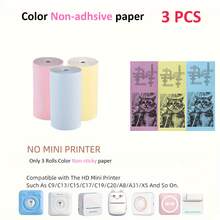 Portable Mini Thermal Adhesive Paper Ink-Free Self-Stick Sheets For Note-Taking, Office Work, Photography & Hand-Drawn Sketches, Available In White, Colored, Transparent & Laser Variants - View 16