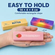 A Soft Butter Stick Stress Relief Squeeze Toy - Multicolor - View 2