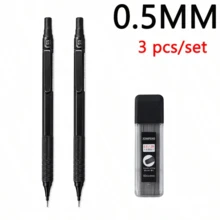 3pcs/Set Mechanical Pencil Set 0.5mm/0.7mm | Professional Drafting Pencil Kit For Writing, Drawing, Sketching | Smooth Writing & Break-Resistant Design,Durable, Office & School Use - Multiple Styles - View 14