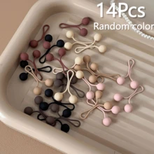 4/6/8/10/12/14Pcs Adjustable Random Color Seamless Multi-Function Waist Clips, Suitable For Tightening Belts, Pants, Scarves, Easy To Use, Durable, Elegant Fashion Accessory - Multicolor - View 19