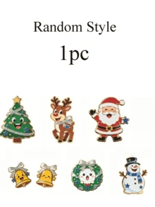 Christmas Fridge Magnets, High-Definition Santa Claus, Christmas Tree, Snowman, Reindeer And Bell Patterns, Suitable For Refrigerator, Car And Storefront, Add Festive Atmosphere, Christmas Acrylic Decoration - Multicolor - View 10