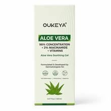 OUKEYA Gel Hidratante de Aloe Vera con Glicerina, Ácido Hialurónico y Extractos Botánicos para Rostro y Cuerpo, Piel Seca, 150 ml - Gel de aloe vera 150 ml - Ver 1