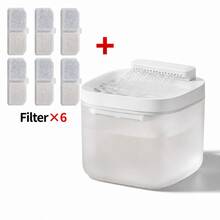 3L/101.45Oz Automatic Filtration Cat Water Fountain, Smart Cat Water Dispenser With Filter, USB Powered Circulating Filtration Water Fountain, Quiet Water Pump, Suitable For Cats And Small Dogs - Waterfall Style - View 9