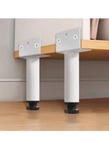 4pcs Multifunctional Metal Replacement Legs/Adjustable Height Furniture Feet Suitable For Cabinets Sofas Wardrobes Bedside Table 4 Sold - Multicolor - View 5