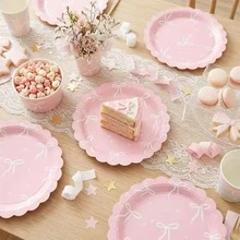 1/10/20 Pcs 7-Inch Butterfly Theme Disposable Paper Plates, Leak-Proof And Thick, 3-Second Quick Cleanup, Suitable For Parties, Camping, Home, Graduation Ceremonies, Valentine's Day, Spring And Summer Events - Multicolor - View 9