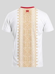Men Custom Morocco Atlas Lions Print Soccer Jersey, Personalized Name Number Football Shirt Fan Gear Training Daily Gift - Apricot - View 5
