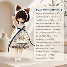 Wind Whisper 1/12 BJD Boneka Gerak Multi-Sendi, Blind Box, Figur Berdandan Gaya Anime, Pakaian & Aksesoris yang Indah, Pajangan Koleksi Meja & Hadiah Ulang Tahun - Kisah Napas Angin - View 10