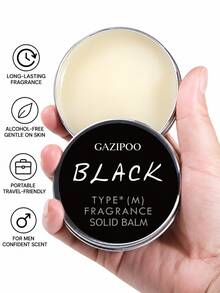 20g Men's Solid Cologne Balm Fresh Classic Fragrance Long Lasting Scent Portable Perfume Wax Pocket Size - Multi Scents - View 1