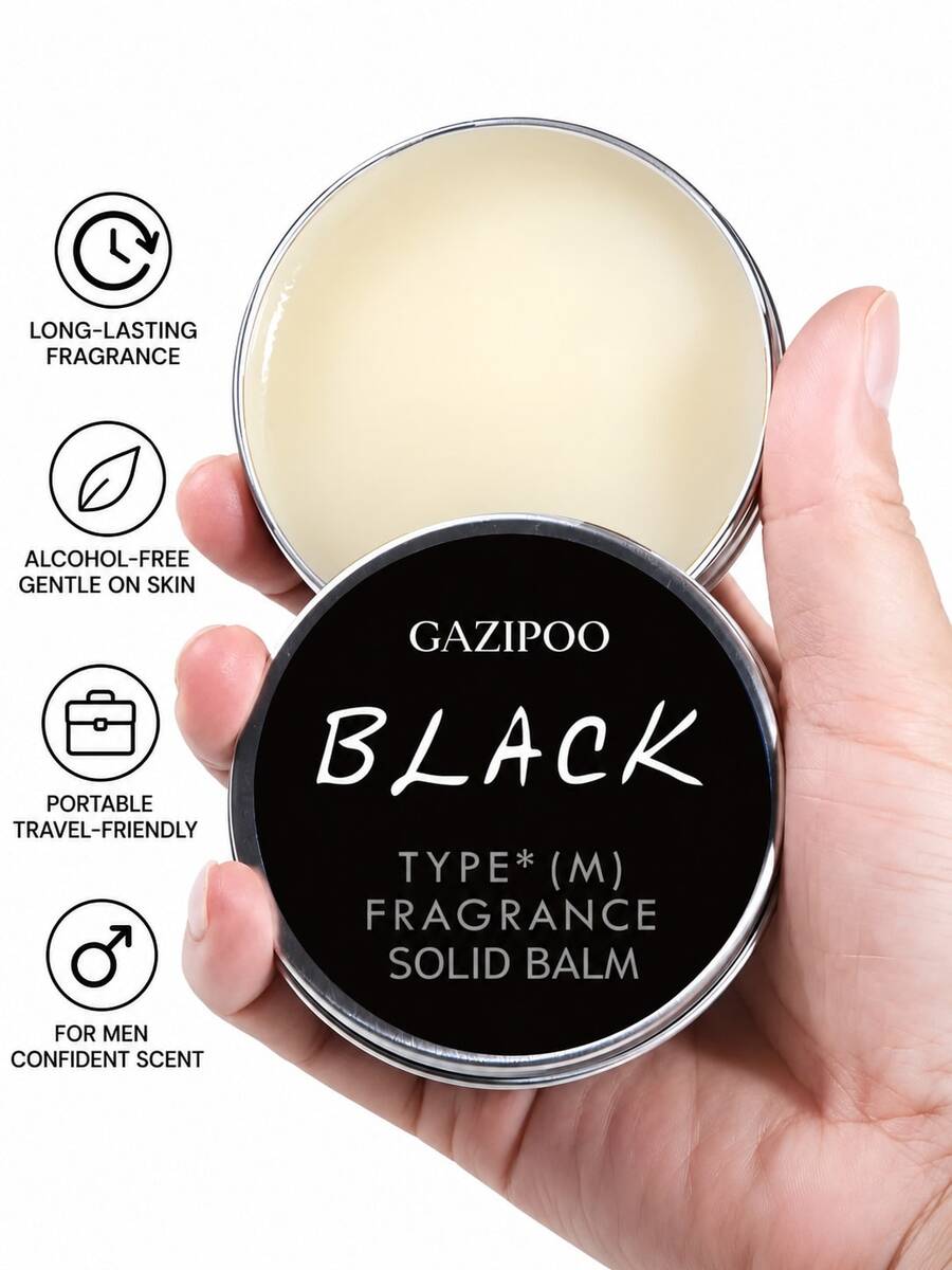 20g Men's Solid Cologne Balm Fresh Classic Fragrance Long Lasting Scent Portable Perfume Wax Pocket Size - Multi Scents - View 1