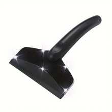 1pc Car Winter Snow Shovel With Rhinestone Decor, Stainless Steel Ice Scraper, Safety Emergency De-Icing Tool - A - View 14