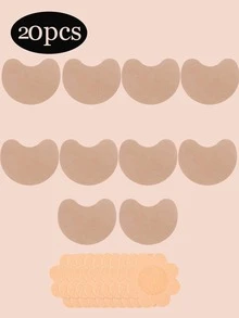 1 Set Disposable Nipple Covers, Water-Based Non-Woven Fabric, Irregular Shape Blank Nipple Stickers, Anti-Protrusion Breast Pads, Suitable For Various Occasions And Outfits - Thin style - View 6