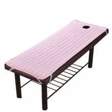 1pc Soft Thickened SPA Massage Bed Mat & Face Support Frame Set, Comfortable Face Beauty Bed Cover With Hole - Multicolor - View 8