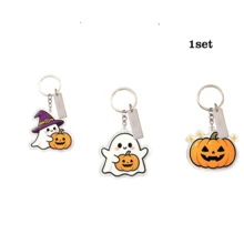 [1 set/3 buah] Set Gantungan Kunci Halloween yang Dipersonalisasi, Gantungan Kunci Stainless Steel yang Dipersonalisasi, Gantungan Kunci dengan Teks & Pola yang Disesuaikan, Suasana Liburan, Bahan Akrilik + Stainless Steel, Cocok untuk Halloween, Penciptaan Suasana Liburan, Hiasan Tas Ransel, Hadiah untuk Pelajar, Hadiah untuk Teman, Pilihan Hadiah Liburan - MultiWarna - View 11