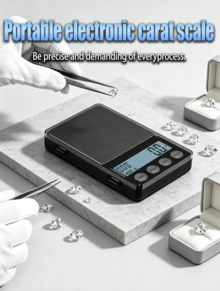 Features An LCD Digital Display And A Weighing Capacity Of Up To 1,000 Grams; Includes A Built-In One-Touch Timer For Easily Tracking Coffee Brewing Time-An Essential Tool For Baristas; Easy To Clean; Batteries Not Included. - Kitchen scales - View 2