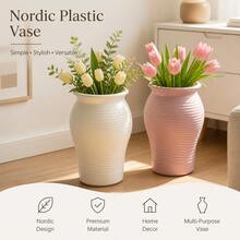 Plastic Vases Are Suitable For Home Decor, Living Room, And Tabletop Display. - A - View 2