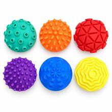 6PCS,Silicone Suction Cup Sensory Stone Fidget Toy, Palm Press Massage Stress Relief Desk Toy, Mini Hook & Cell Phone Stand, Portable Handheld Sensory Toy, 6 Color Options - Multicolor - View 11