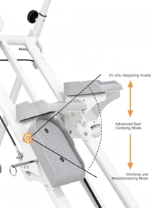 1pc Foldable Vertical Climber‑With Support Handles, 3‑Gear Adjustable Pedals, Adjustable Height, Sturdy Metal Frame, Space‑Saving, Full‑Body Home Fitness Equipment, Suitable For Home And Gym Workouts - Multiple Specifications - View 8