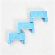 3pcs Sturdy Hinge Handheld Sewing Edge Tool | Includes 3 Sizes (/3mm/4mm/5mm), With Anti-Puncture Design, Double-Sided Guide Pins, Side Positioning Scale | Ergonomic Fabric Sewing Enhancer, Sturdy Hinge, Perfect Gift For Mother, Partner, Friend And Elders, Solves Prickling And Flatness Issues - 3-pack - View 11