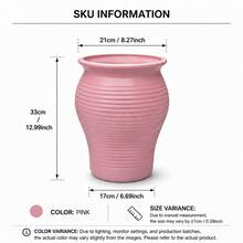 Plastic Vases Are Suitable For Home Decor, Living Room, And Tabletop Display. - A - View 13