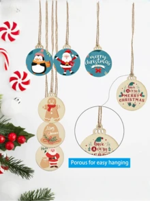 10pcs/30pcs Berbagai Bentuk Bertema Natal, Pengiriman Gaya Acak, Memenuhi Beragam Kebutuhan Dekorasi Liburan, Cocok Untuk Pesta Natal, Ornamen Rumah, Pembuatan Hadiah Buatan Tangan, Tata Letak Suasana Liburan - Mengatur - View 4