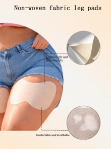 10pcs/20pcs Disposable Thigh Chafing Pads, U-Shaped Design, Comfortable & Skin-Friendly Leg Protection Pads, Invisible Anti-Friction Protection For Daily Wear. Suitable For Running, Wearing Skirts And Daily Outings. - Multi-color - View 5