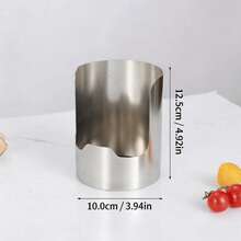 1PC Thickened Stainless‑Steel Pot Lid Holder, Multifunctional Countertop Kitchen Utensil Rack, Spoon Rest & Cutting Board Storage Organizer, Space‑Saving Household Kitchen Accessory For Countertop Cooking Tool Daily Storage & Arrangement Home Use - Multicolor - View 6