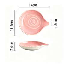 1pc Ceramic Spoon Holder, Leaf-Shaped Kitchen Utensil Rack, Suitable For Kitchen Countertop, Coffee Bar And Tea Station, Can Support Soup Ladle, Spatula And Cutlery Small Spoon Support Rack, Home, Cafe Decorative Kitchen Accessory, Suitable For Gift - View 12