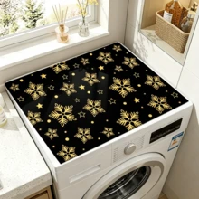 1PC Christmas Element Welcome Mat, Diatomite Absorbent Small Rug, Non‑Slip Floor Mat For Stove Coffee Machine Water Bar Counter, Christmas Halloween Home Decor, Indoor Outdoor Doormat For Front Door Kitchen Area - Multicolor - View 13