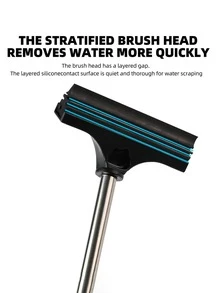 Car Window Cleaning Kit, Telescopic Rearview Mirror Squeegee, Car Rearview Mirror Wiper With Extendable Bracket And Blade For Removing Water Mist From Car Glass, Manual Wiper Cleaner, Car Cleaning Supplies, Car Accessories - B - View 8