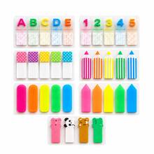 10-Pack Colorful PET Index Tabs Sticky Notes, 1000 Sheets Multi-Shape Writable Waterproof Bookmark Stickers, Removable Strong Adhesive Page Markers, Student Study Notes Office Supplies - one-size - View 8