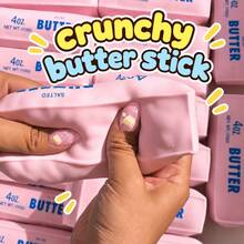 Crispy Butter Stick Random Color Crispy Ball Squeeze Toy, Non-Bouncing, Makes Crisp Sound When Squeezed, Includes Building Blocks And Clay, Hard And Soft Texture Combination, Handmade Toy, Crispy Squeeze/Squish - Multicolor - View 2