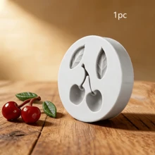 Cherry Shaped Silicone Mold, Realistic Fruit Resin Mold, Aromatherapy Plaster Mold, Handmade Decorative Ornament Mold, Smooth Demolding Without Residue, Suitable For DIY Handmade Accessories, Desktop Small Decorations, Home Crafting Use. - Multicolor - View 8