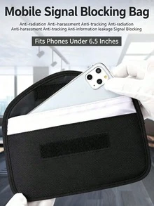 New Car Key Signal Blocking Bag, Car Key Anti-Theft Protection Case, RFID Anti-Theft Key Card Holder, Car Accessories - A - View 12