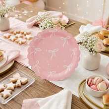 1/10/20 Pcs 7-Inch Butterfly Theme Disposable Paper Plates, Leak-Proof And Thick, 3-Second Quick Cleanup, Suitable For Parties, Camping, Home, Graduation Ceremonies, Valentine's Day, Spring And Summer Events - Multicolor - View 6