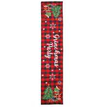 The Grinch The 1Pc Merry Grinchmas Table Runner, Red Buffalo Plaid Christmas Table Decor, Cartoon Print Tablecloth Runner, Holiday Party Tabletop Decoration For Home Kitchen - Multi-color - View 10