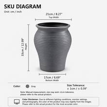 Plastic Vases Are Suitable For Home Decor, Living Room, And Tabletop Display. - A - View 12