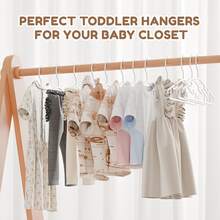 5pcs White Small Plastic Hangers For Kids Clothes, Mini Non-Slip Hangers Space Saving, Sturdy Wardrobe Hangers For Pants Coats Skirts, Perfect For Closet Laundry Dorm, Lightweight Portable Durable Compact Practical For Suitcase Travel Use - View 6