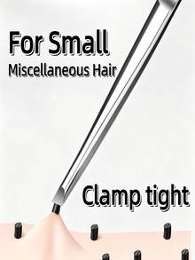 Stainless Steel Slanted Tip Precision Eyebrow Tweezers, For Facial Hair Removal - View 2