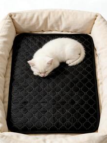 Guinea Pig Cage Liner Absorbent Pad, Washable Guinea Pig Bedding, Reusable Waterproof Super Absorbent Guinea Pig Urine Pad, Floor Protection Mat, Anti-Slip Mat For Cats, Dogs, Small Animals, Rabbits, Hamsters, Rats - Black - View 3