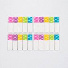 10-Pack Colorful PET Index Tabs Sticky Notes, 1000 Sheets Multi-Shape Writable Waterproof Bookmark Stickers, Removable Strong Adhesive Page Markers, Student Study Notes Office Supplies - one-size - View 15