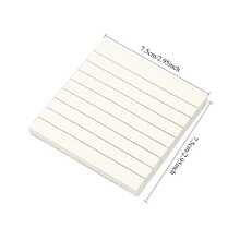 3x3 Inch White Grid Sticky Notes, 80 Sheets Per Pad, Includes Grid/Lined/Blank 3 Types Of Adhesive Memo Paper, Suitable For Office, Home, Planner, Travel And Daily Reminders, Multi-Purpose Note Pad, Clear Printing, Thick Paper, Smooth Writing, No Ink Bleeding, Compact And Portable, Office Reminder Notebook, Easy To Tear, Reusable, Note Sticky Notes, Back To School Season Recommended, Back To School Season Recommended - one-size - View 11