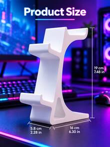Estetika Desktop Minimalis: Dudukan Kontroler dan Headphone Terintegrasi, Kompatibel dengan Kontroler PlayStation/X1-BOX/S/Switch, Pengaturan Gaming yang Imersif; Rak Display Gamer Profesional, Kapasitas Beban yang Kuat, Anti-Terbalik - MultiWarna - View 4