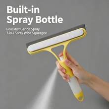 3-In-1 Glass Cleaning Tool With Sprayer, Multi-Function Window Squeegee Set, Suitable For Mirrors And Household Glass Surfaces - Upgraded Version - View 7