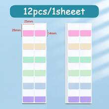12-120pcs Pastel Color Index Tabs Sticky Notes, Self Adhesive Page Markers, Book Annotation Tabs, Bookmark Labels For Study Notes, Notebook, Document Classification, Office School Supplies - A - View 14