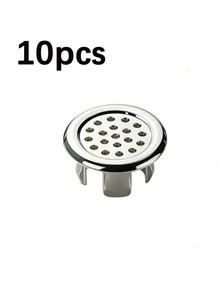 10 buah Cincin Penutup Lubang Pembuangan Wastafel, Cincin Dekoratif untuk Bak Cuci, Aksesori Jaring Penutup Lubang Pembuangan, Sumbat Lubang Pembuangan Bak Mandi Anti Bocor dan Mudah Dipasang, Cocok untuk Kamar Mandi dan Dapur, Desain Modern dan Modis, Aksesori Kamar Mandi, Cocok untuk Pelindung Saluran Pembuangan Wastafel Standar di Kamar Mandi dan Dapur (1/3/5/10 buah) Tersedia - MultiWarna - View 8