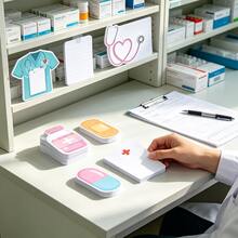 Set Of 6pcs Random Style/12pcs/24pcs Nurse Theme Sticky Notes, Nurse Gift, Suitable For Nursing School, Medical Assistant, Hospital, School, Nurses And Doctors Use Essentials - A - View 4