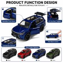 1 Piece (Bagged) Partially Zinc Alloy Toy Vehicle - Rugged Luxury Off-Road SUV Style Toy, High-Quality Alloy Casting, Pull-Back Spring Function, Children's Toy. Suitable For Boys Over 3 Years Old, Gift. - Multicolor - View 4
